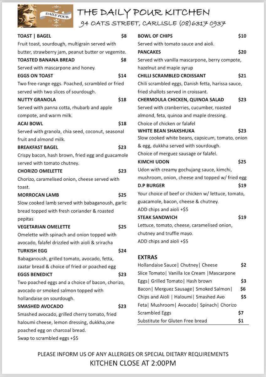 Menu The Daily Pour Kitchen-3